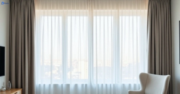 Freshly steam cleaned curtains in crestmead QLD